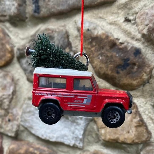 Land Rover Decoration Land Rover Christmas tree decorations – The Little Lamp Company