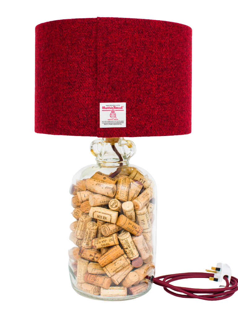 Red Cork Lamp
